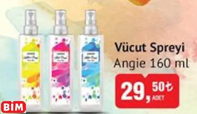 ANGİE VÜCUT SPREYİ ANGİE VÜCUT SPREYİ
